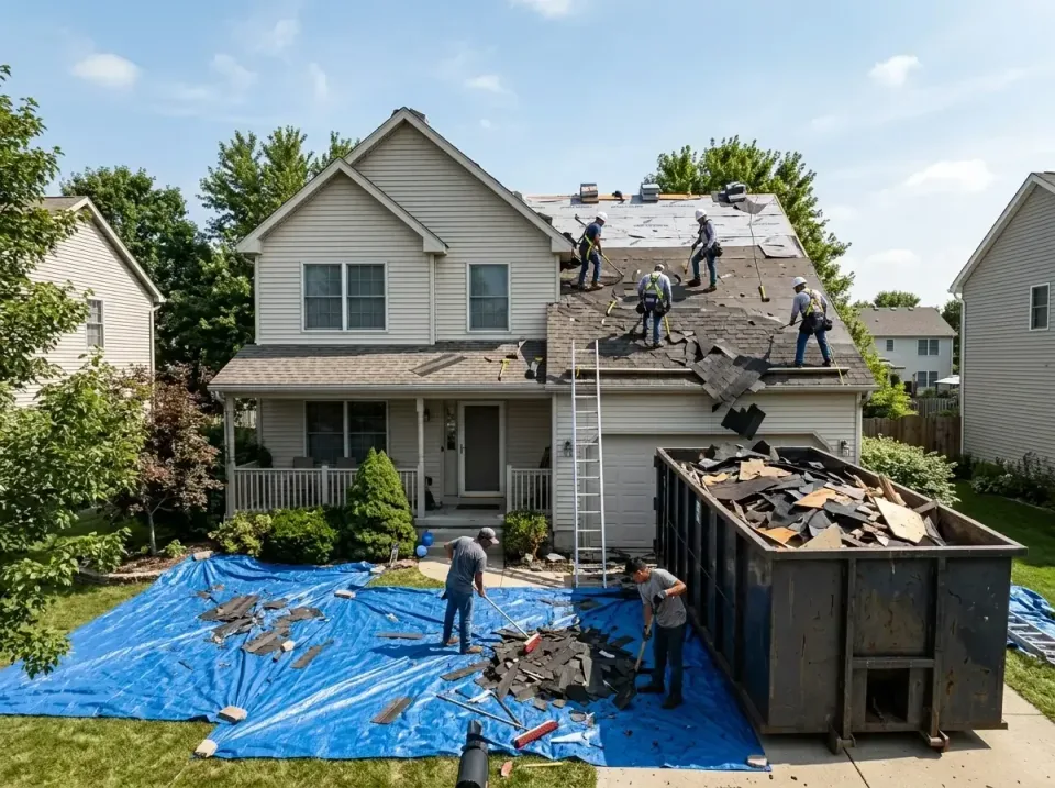 roof-replacement-debris-remova-004 — frequently asked questions, Cheapest Dumpster Rentals in Gumlog, GA